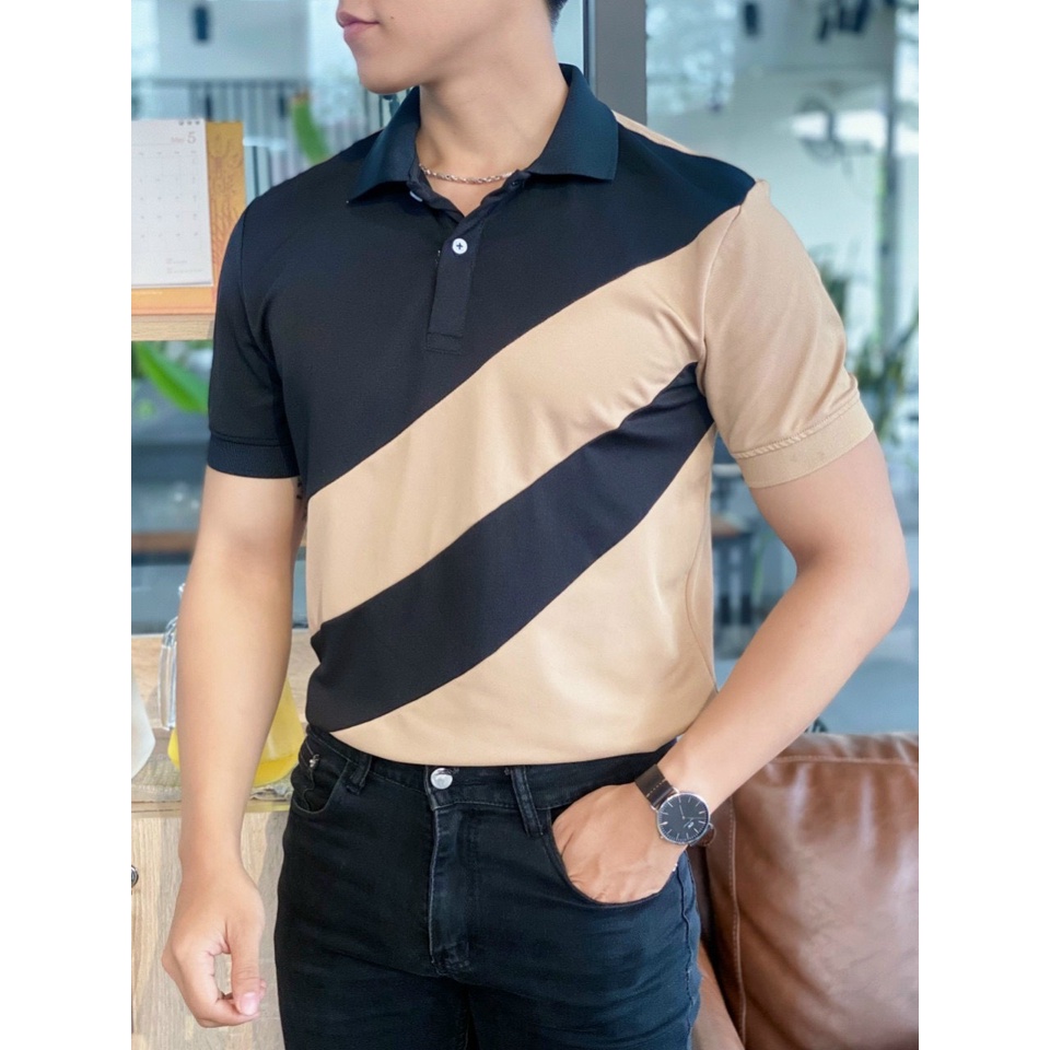 Áo polo nam cổ bẻ vải cá sấu Cotton xuất xịn,chuẩn form, sang trọng - thanh lịch TB015