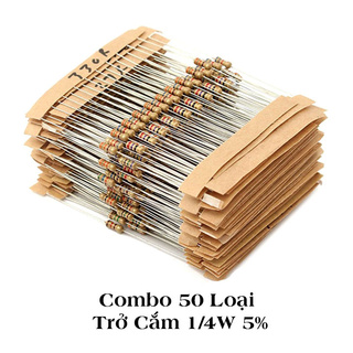 Combo 100 Loại Trở Cắm 0.25w Giá Rẻ-Linh Kiện Điện Tử TuHu