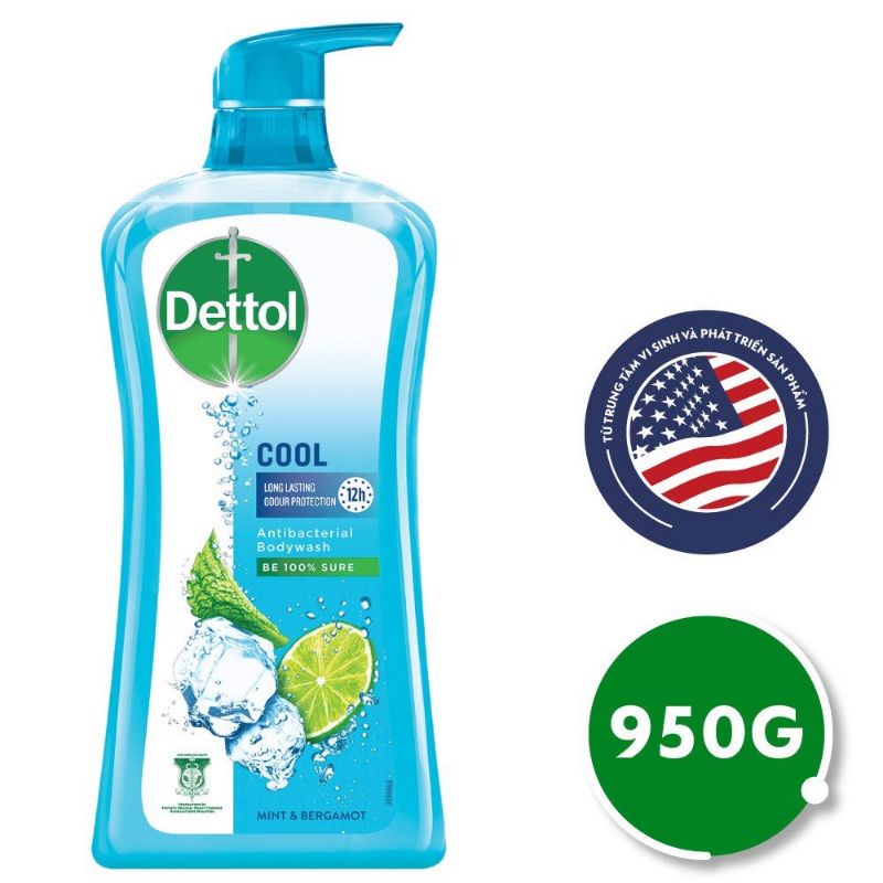 950g - SỮA TẮM DETTOL MÁT LẠNH