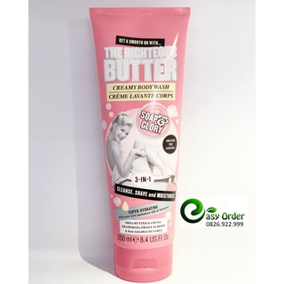 (NỘI ĐỊA ANH) Sữa tắm Soap & Glory The Righteous Butter 3-in-1 250m