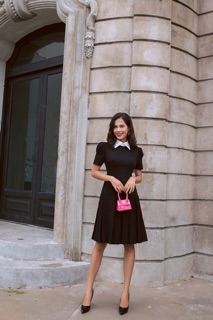 ĐẦM CỔ SƠ MI TAY BÚP