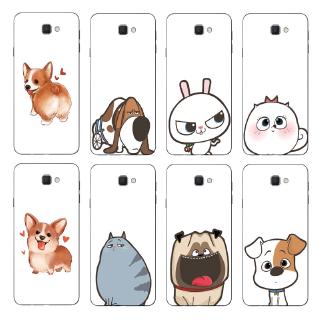 Ốp điện thoại TPU in hình chó mèo cho Samsung Galaxy J5 Prime /J7 prime /ON7 2016
