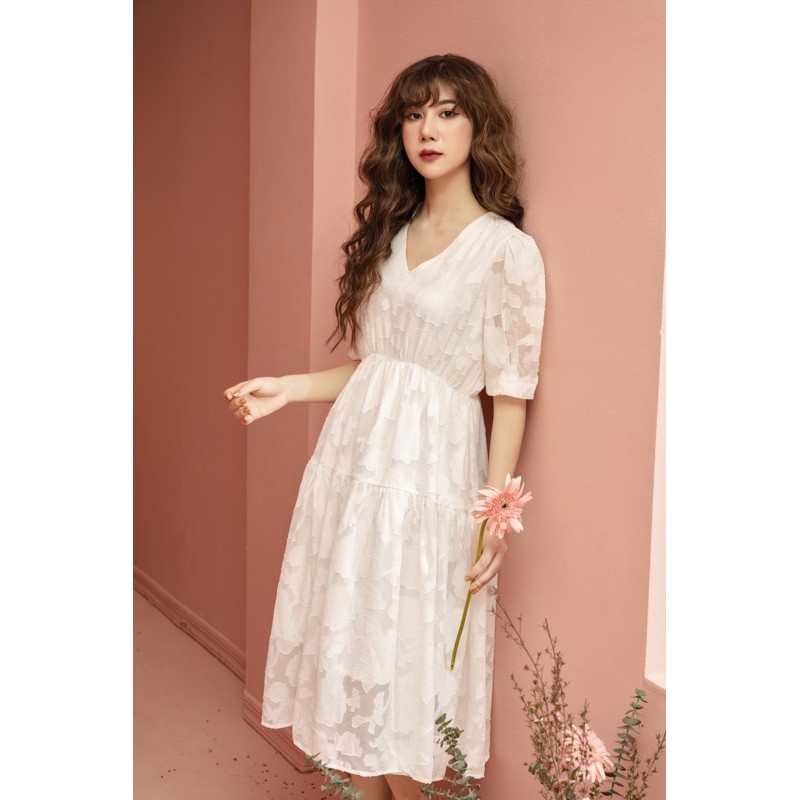 [Mã FATHANG5 giảm 10K đơn 50K] Đầm ren hoa chun eo | BigBuy360 - bigbuy360.vn