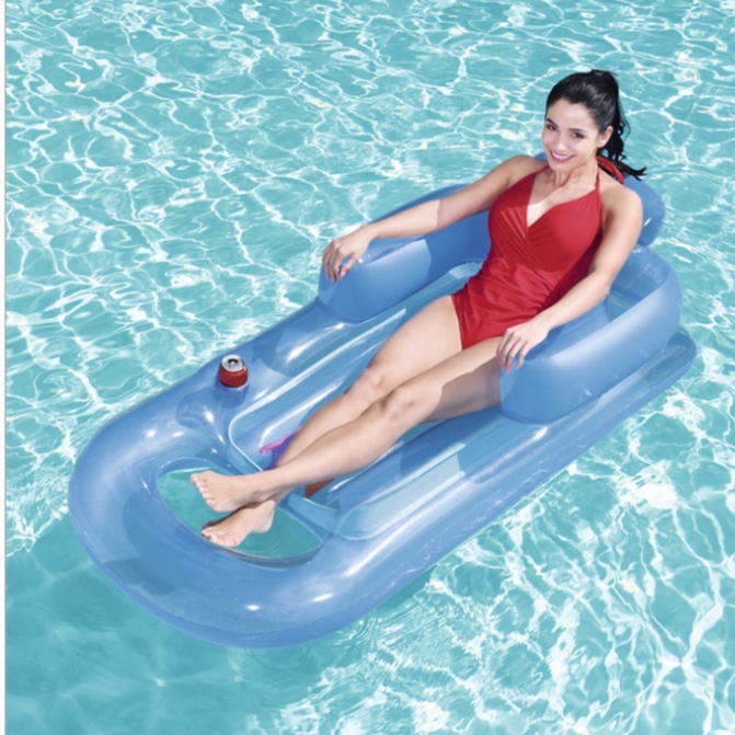 Ghế Phao Bơm Hơi Nằm Thư Giãn Ở Bể bơi