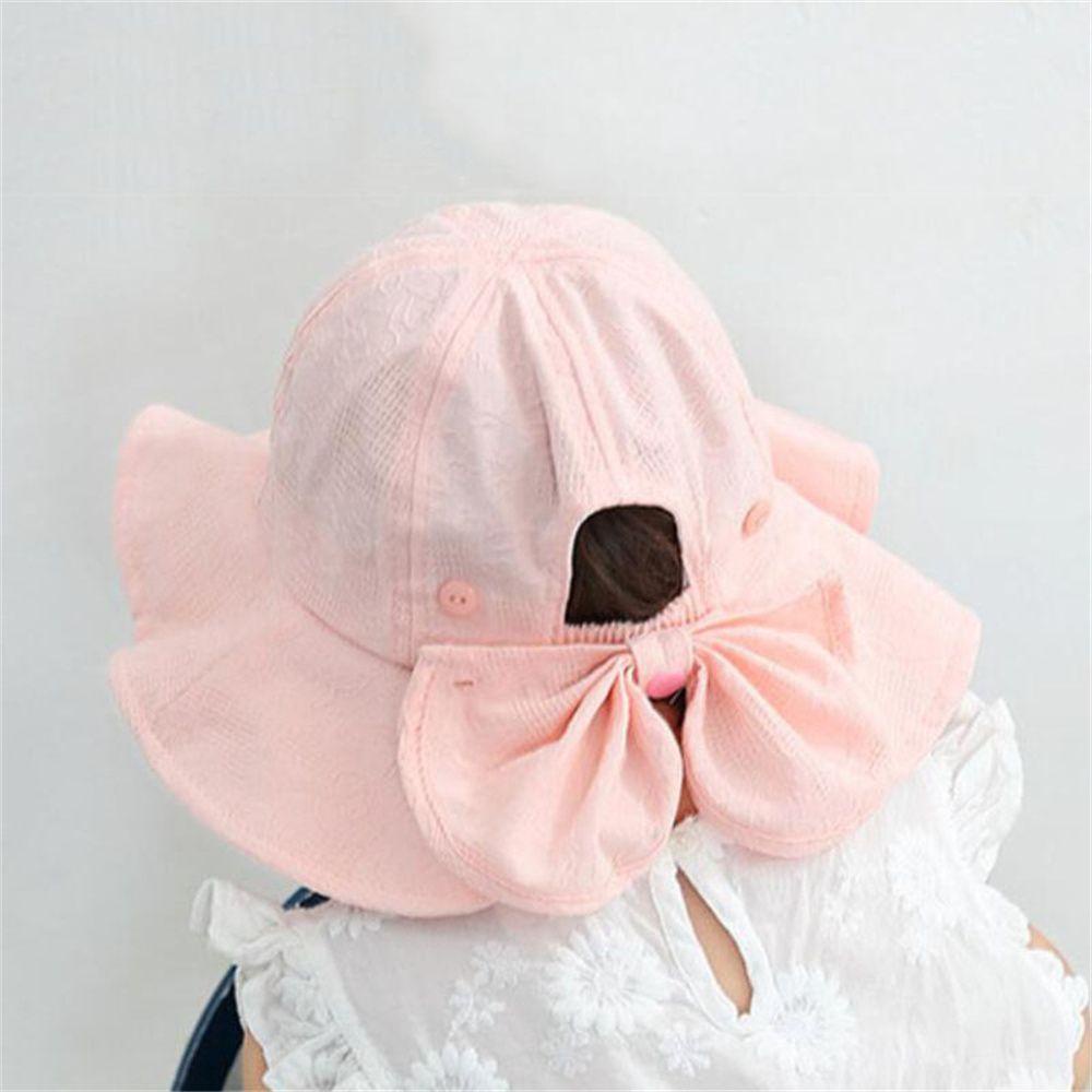 Nón Tai Bèo Đính Nơ Nhiều Màu Sắc Xinh Xắn Cho Bé Gái Sơ Sinh