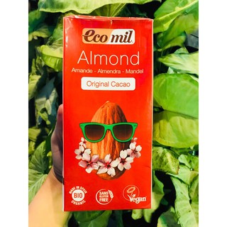 Nước hạnh nhân cacao hữu cơ ECOMIL 1L