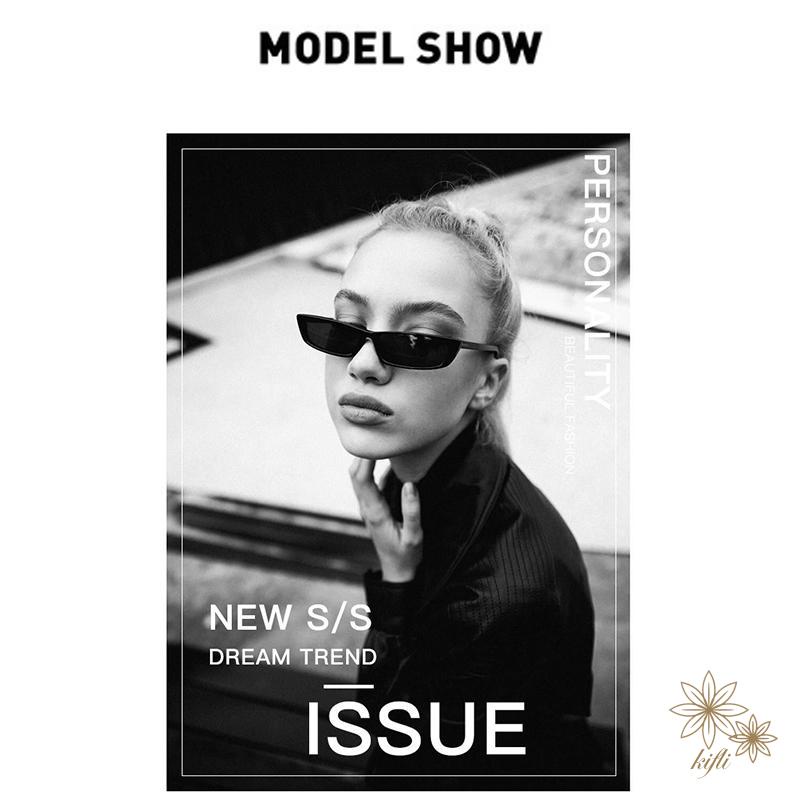 【Kifli】Kính Mát Phong Cách Âu Mỹ Cổ Điển Với Cùng Đoạn Văn