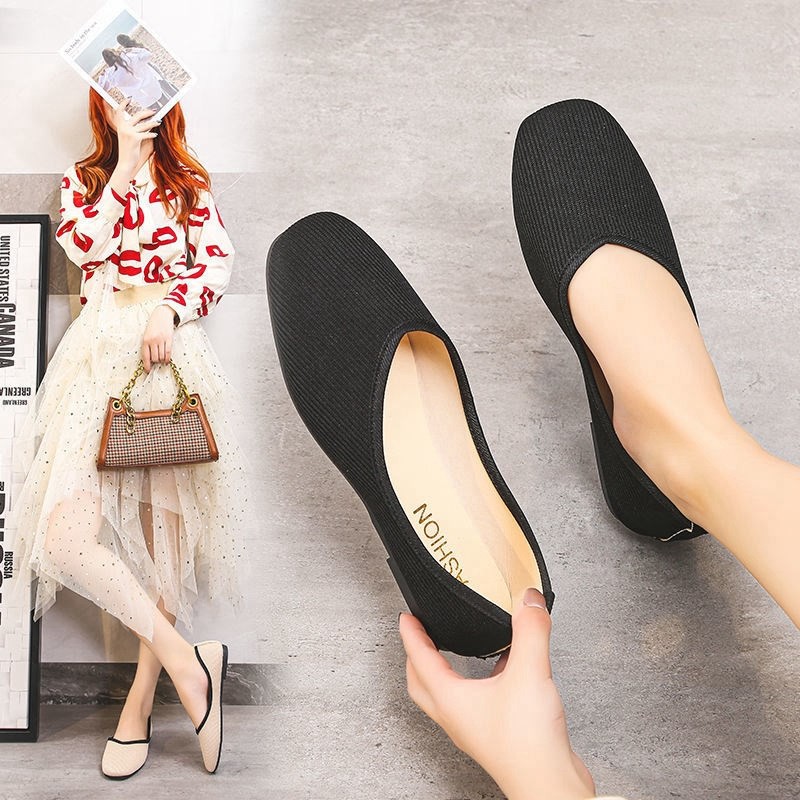 Giày Búp Bê Mũi Vuông 42 Gram Cỡ Lớn 35-43 | BigBuy360 - bigbuy360.vn