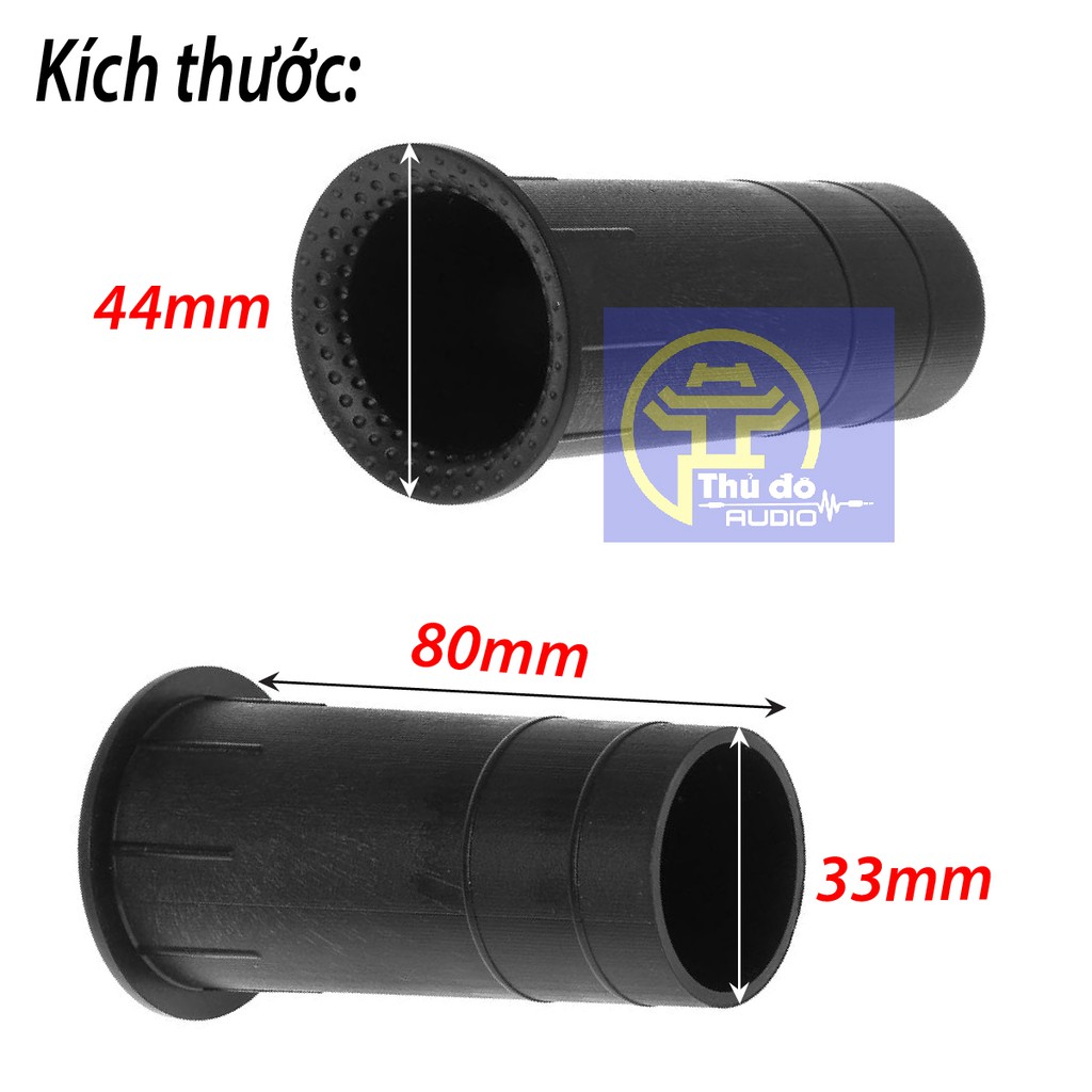 01 cái ống thông hơi loa, ống thông loa bảo vệ loa mẫu nhựa và mẫu cong chữ 90 độ