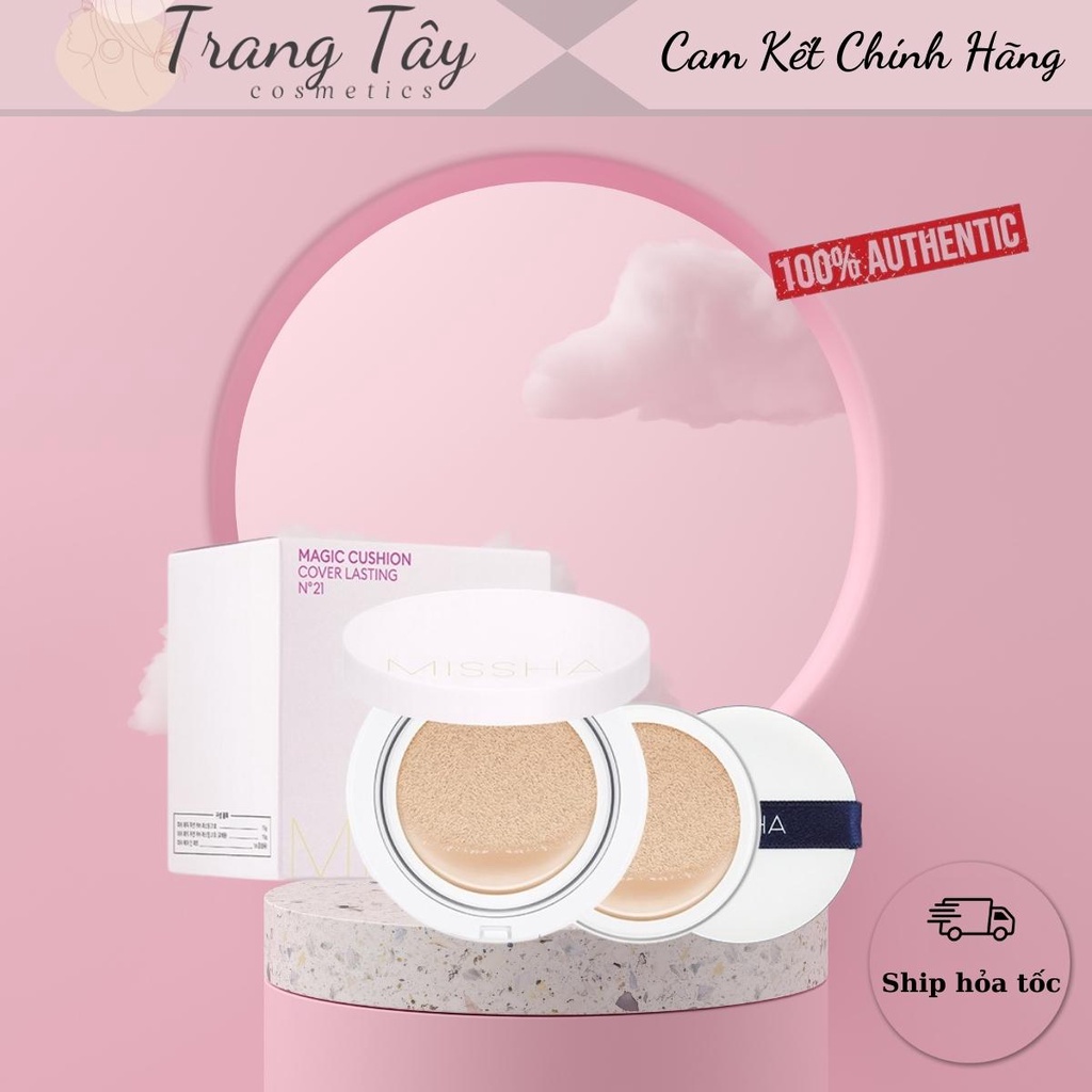 Phấn Nước Missha Magic Cushion Cover Lasting SPF 50+