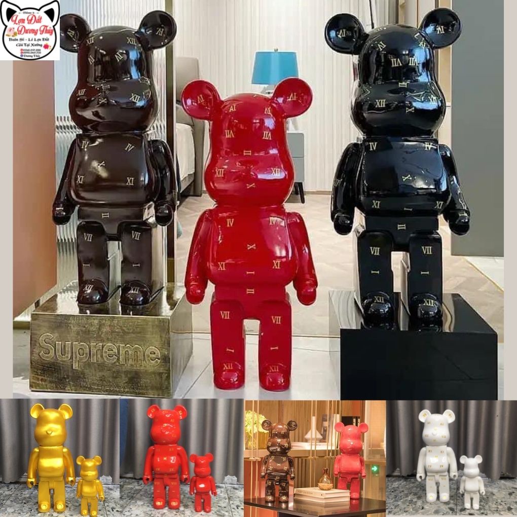 Tượng BearBrick giá rẻ x 51cm (Có sẵn) Size To