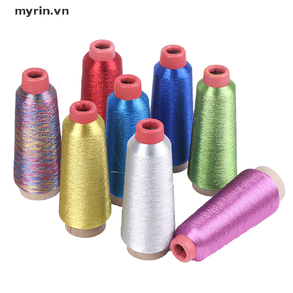 Cuộn Chỉ Lụa 3600M Màu Vàng / Bạc Dùng Thêu Máy Tính