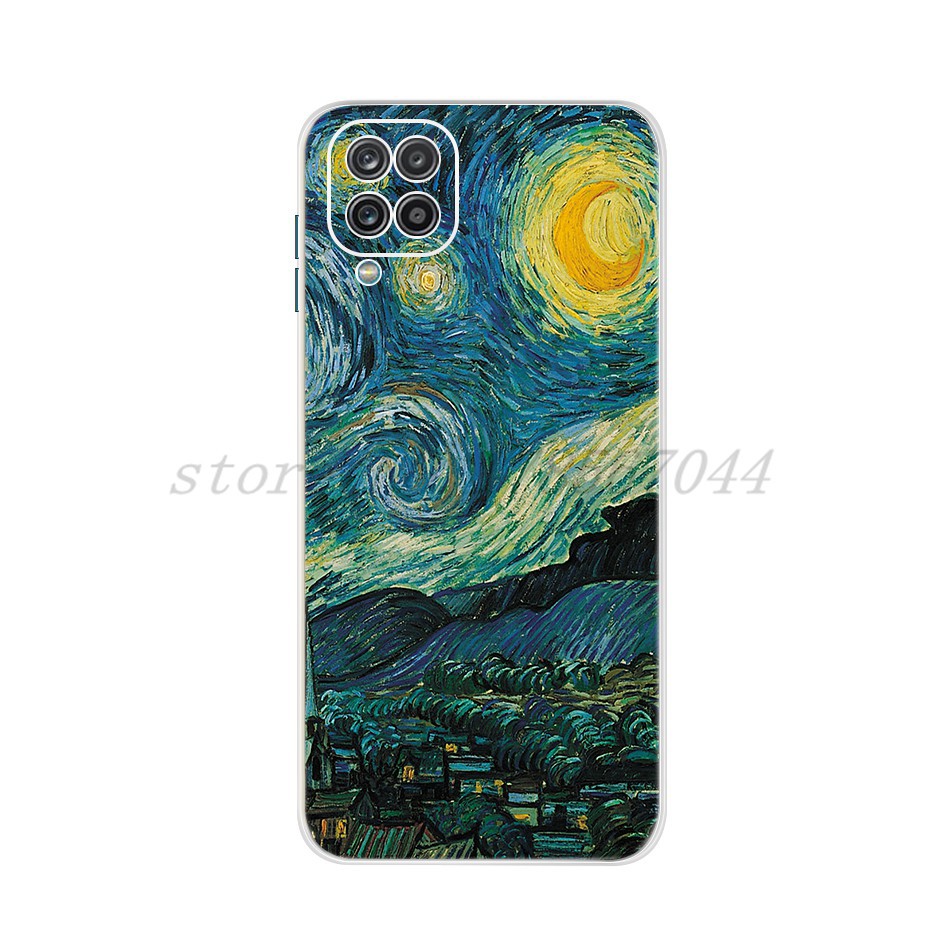 Ốp điện thoại silicon TPU mềm in họa tiết thời trang cho Samsung Galaxy A12