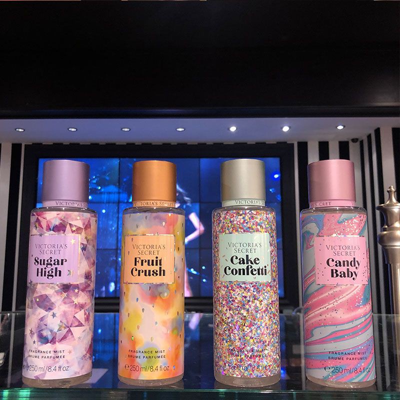 Xịt thơm body set 4 chai Victoria Secret phiên bản mới nhất - Xịt Toàn Thân Hương Thơm Quyến Rũ combo 4 chai