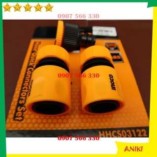 Bộ 3 đầu nối nhanh máy xịt rửa INGCO HHCS03122 chất lượng. ANIKI