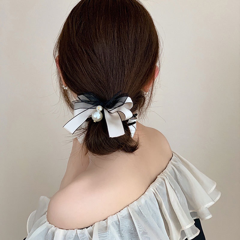 Kẹp Tóc Càng Cua 【Kẹp Càng Cua 3 Răng】Đính Ngọc Trai Nhân Tạo Thời Trang Hàn Quốc