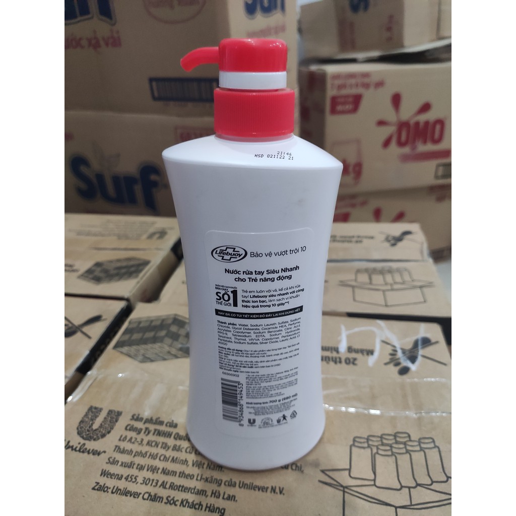 [Rẻ Nhất] Nước Rửa Tay Lifebouy Bảo Vệ Vượt Trội Chai 700g | BigBuy360 - bigbuy360.vn