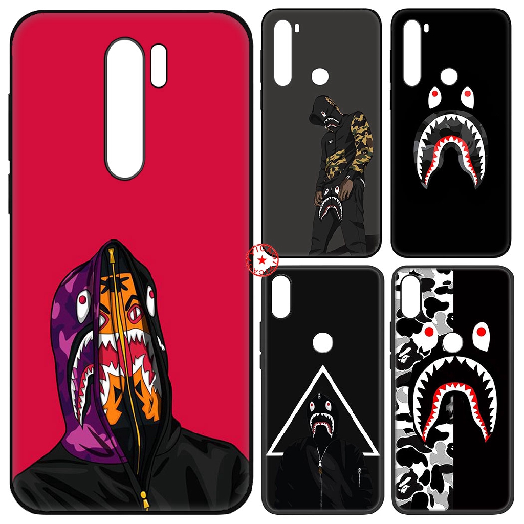Ốp điện thoại silicone mềm họa tiết Supreme bape AC180 cho Xiaomi Redmi Note 8 7 6 5 Pro 5A Prime