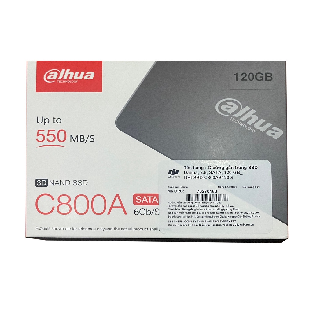 Ổ cứng SSD Dahua C800A Sata III - Bảo hành 36 Tháng chính hãng FPT