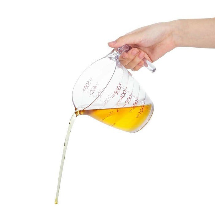 Cốc đong Inochi size 200ml và 500ml chia vạch, chịu nhiệt độ cao