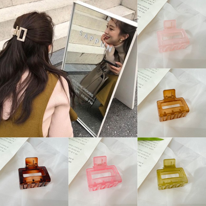 Kẹp Tóc Kiểu Dáng Đơn Giản Phong Cách Hàn Quốc Cho Nữ