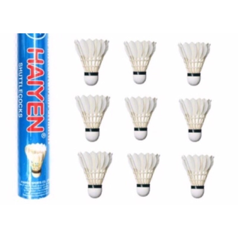 Ống 12 và ống 6 trái cầu lông Hải Yến