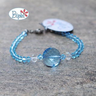 Pha lê Tiệp 4mm màu xanh aqua