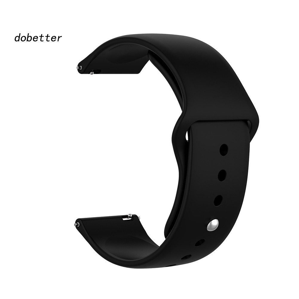 Dây silicone thay thế 20mm thiết kế tiện lợi cho đồng hồ thông minh Garmin Vivo Active3
