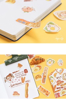 Set 30 hình dán sticker bánh ngọt