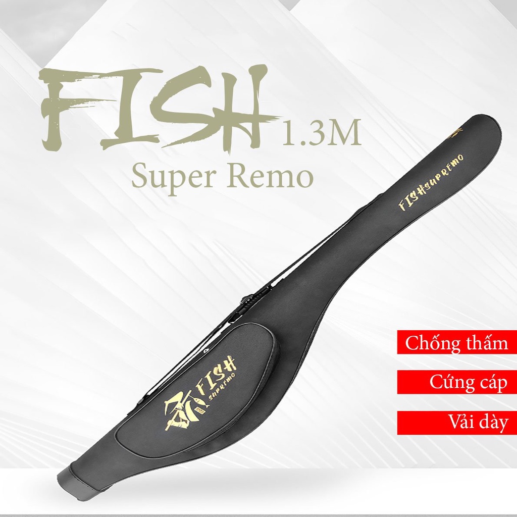 Bao đựng cần câu cứng, túi đựng cần câu máy cần câu lure cần câu tay