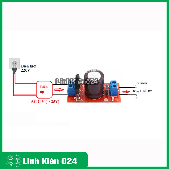 Module Khuếch Đại Chỉnh Lưu AC-DC 25A