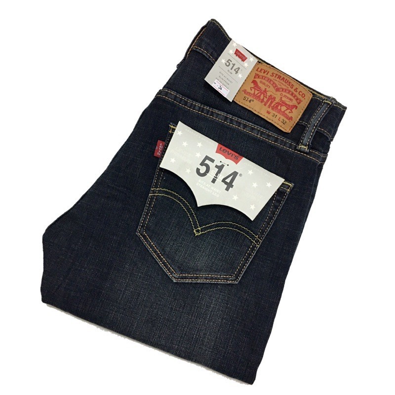 6/6 Quần jean nam levis 514 slim nhập khẩu , '