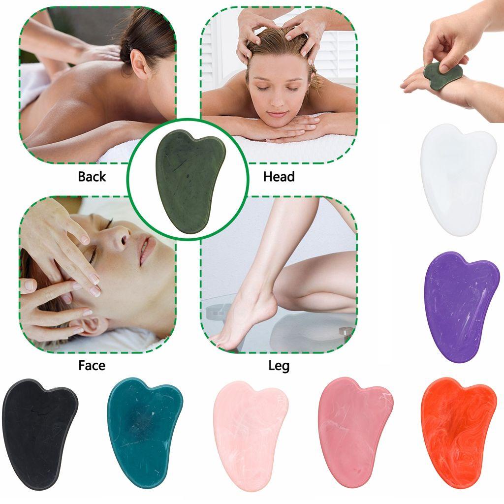 SOFTNESS Bảng Guasha Bằng Nhựa Chuyên Dụng Cho SPA