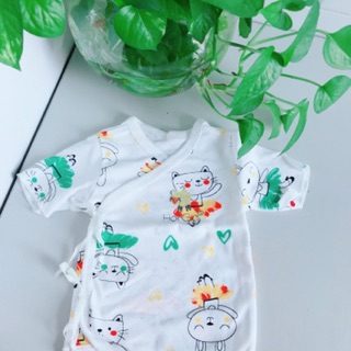 Áo sơ sinh cột dây hiệu hotga@