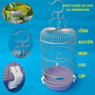 Lồng chim khuyên - Lồng chim hút mật bằng inox cao cấp BỀN - ĐẸP - RẺ