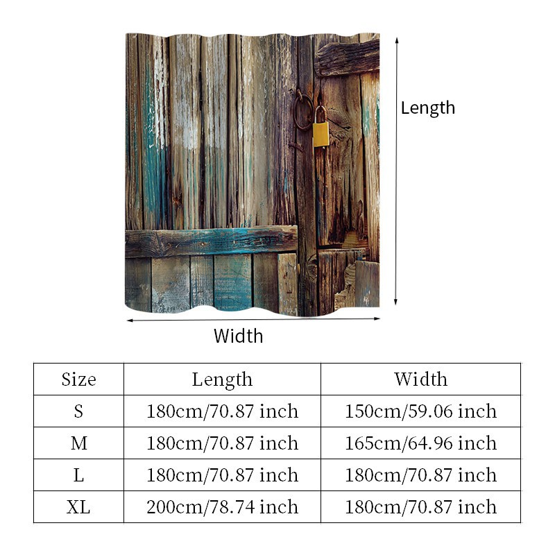 Rèm Che Bồn Tắm Chống Thấm Nước Ji0557