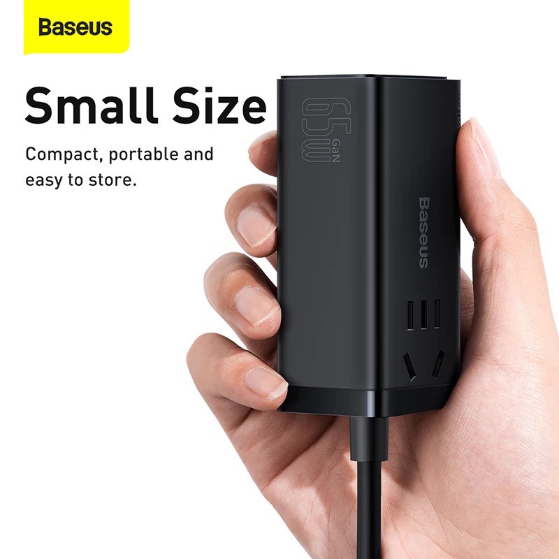 Ổ Điện Đa Năng Kiêm Cổng Sạc Nhanh 65W - 100W Baseus GaN3 Pro AC + 2 USB + 2 Type-C + 1 Chân Cắm CN