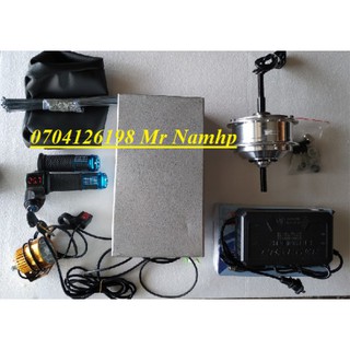 Kit chuyển xe đạp thể thao thành xe điện-KHÔNG  có bình ac quy, còn lại đầy đủ, động cơ bán tại Mĩ
