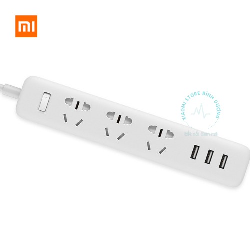 [CHÍNH HÃNG XIAOMI] Ổ cắm điện Xiaomi Mi Power Strip - Ổ điện Xiaomi 3 cổng USB sạc nhanh 2A