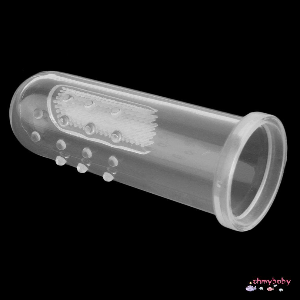 Bàn chải mát xa trẻ em Bàn chải đánh răng ngón tay silicon mềm Bàn chải đánh răng trẻ em Máy mát xa răng [8/10]