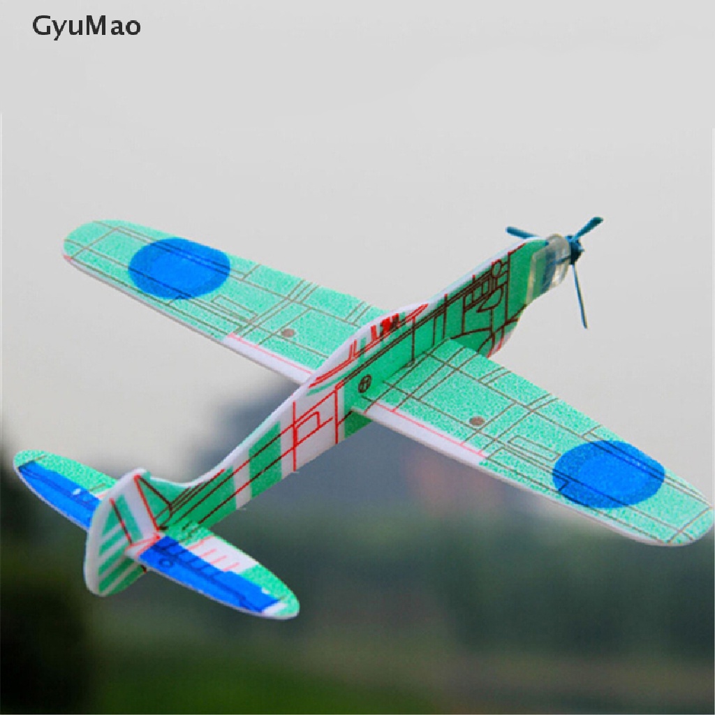 Mô hình máy bay đồ chơi ném tay bằng xốp 19cm dành cho các bé