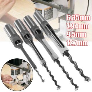 Bộ 4 mũi đục mộng vuông gỗ chất lượng cao 6 - 12 mm