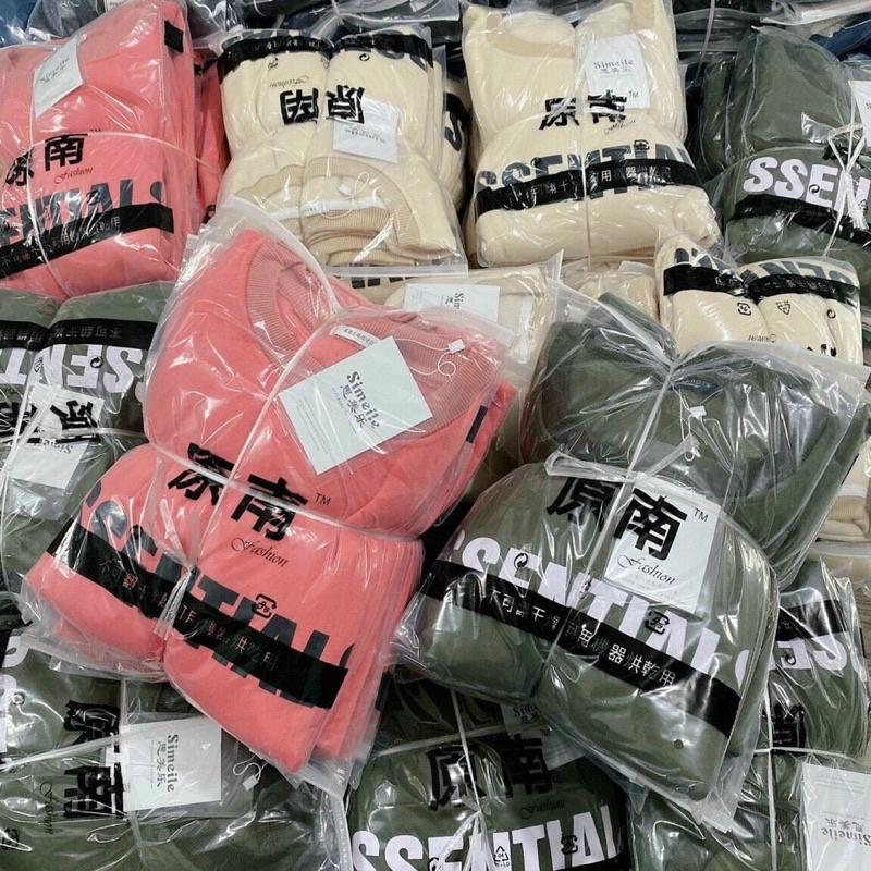 Áo nỉ swt cổ tròn QC ESEN/CELTNE siêu dày ấm (annstore_ảnh thật)