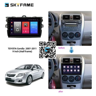 Mặt dưỡng màn hình 9 In xe Toyota corolla altis 2008-2013