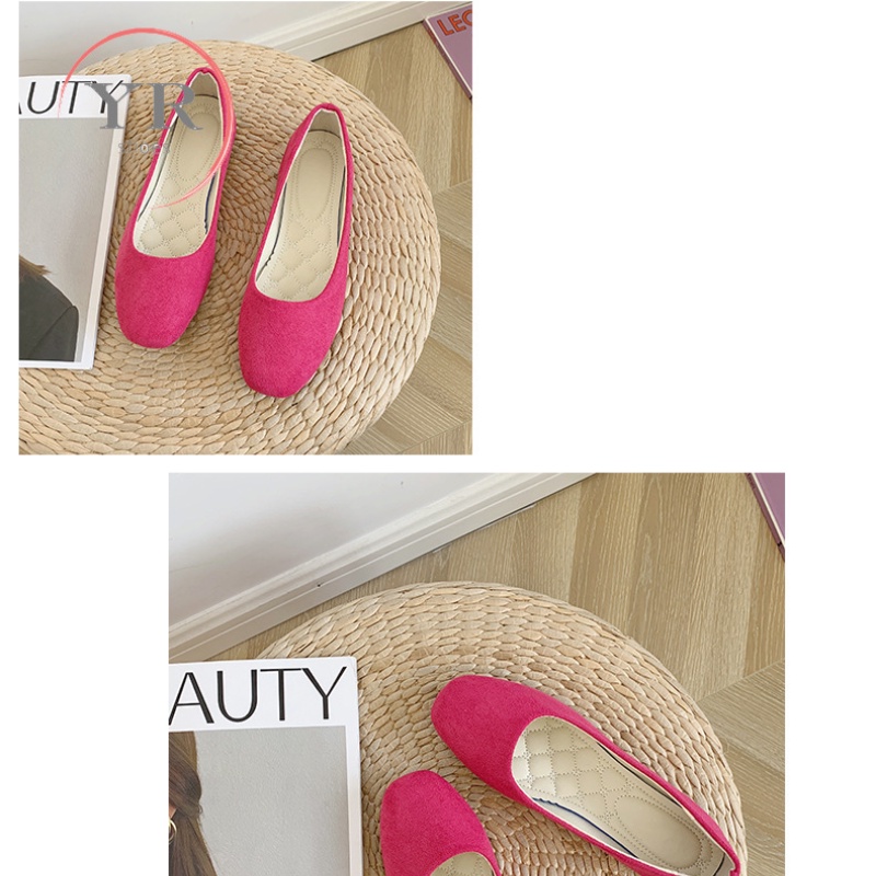 Giày Lười Da Lộn Plus Size 35-43