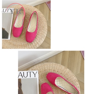 Giày Lười Da Lộn Plus Size 35-43