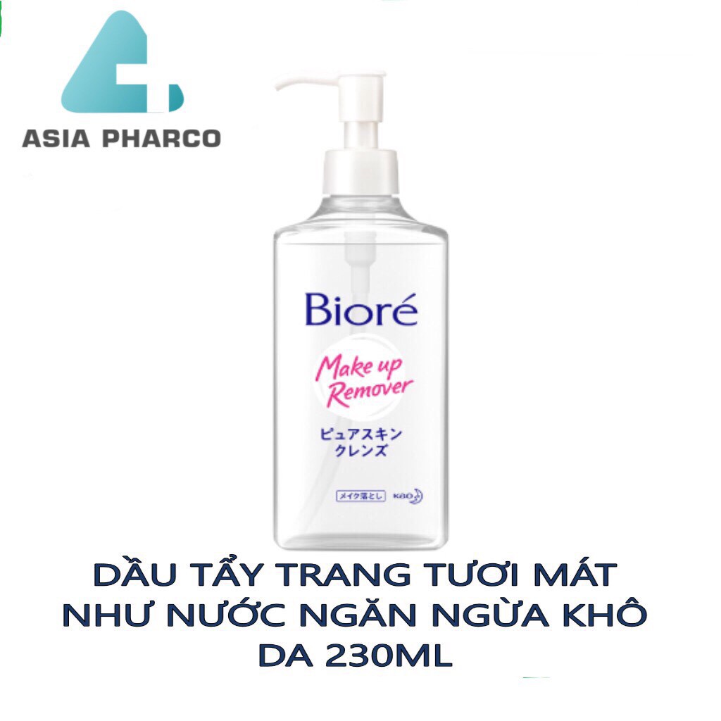 Biore dầu tẩy trang sạch sâu tươi mát (Biore make up remover pure skin cleanse) 230ml