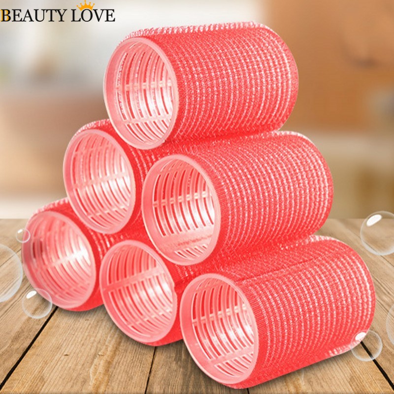 Lô Uốn Tóc Tự Dính DIY Cỡ Lớn Tiện Dụng
