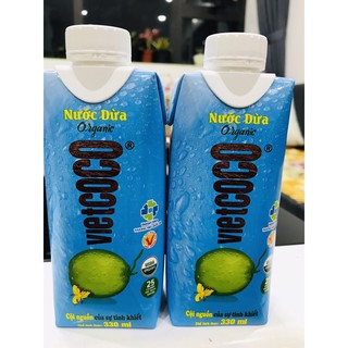Nước dừa Organic Vietcoco 330ml
