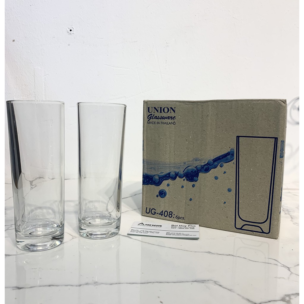 LY CỐC THỦY TINH CAO UG408 THÁI LAN - 275ML